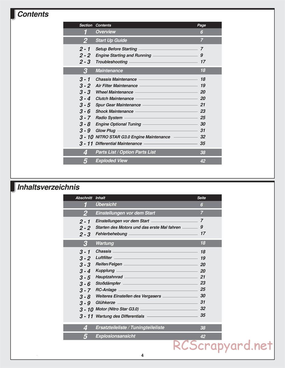 HPI - Bullet MT 3.0 - Manual - Page 4