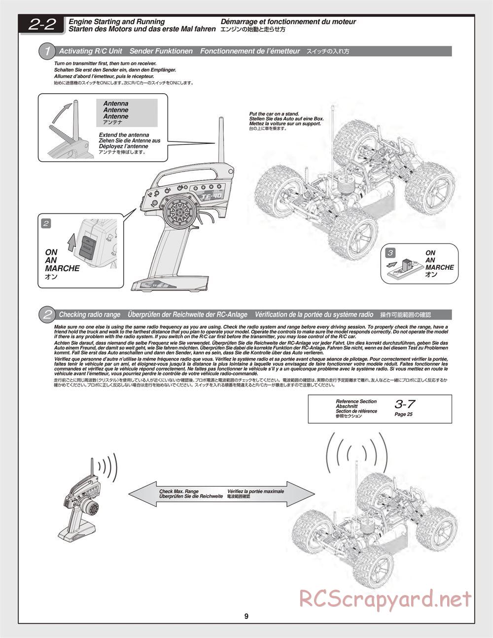 HPI - Bullet MT 3.0 - Manual - Page 9