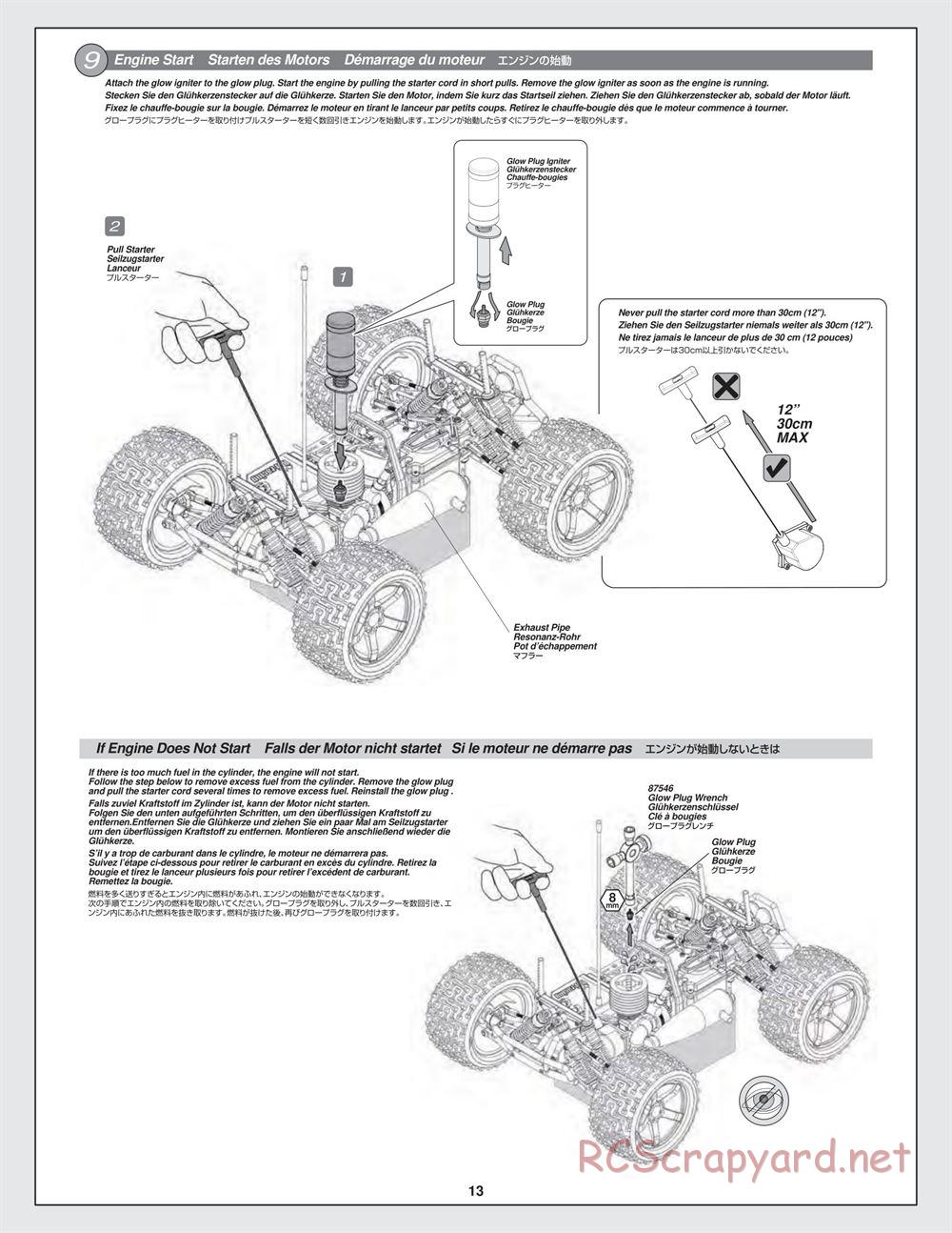 HPI - Bullet ST 3.0 - Manual - Page 13