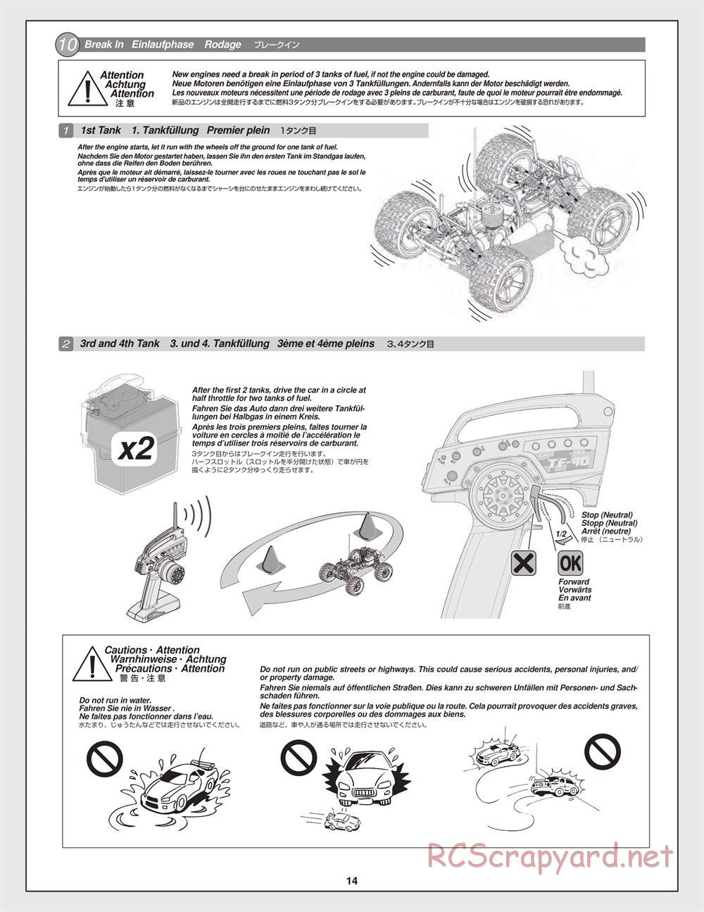 HPI - Bullet ST 3.0 - Manual - Page 14