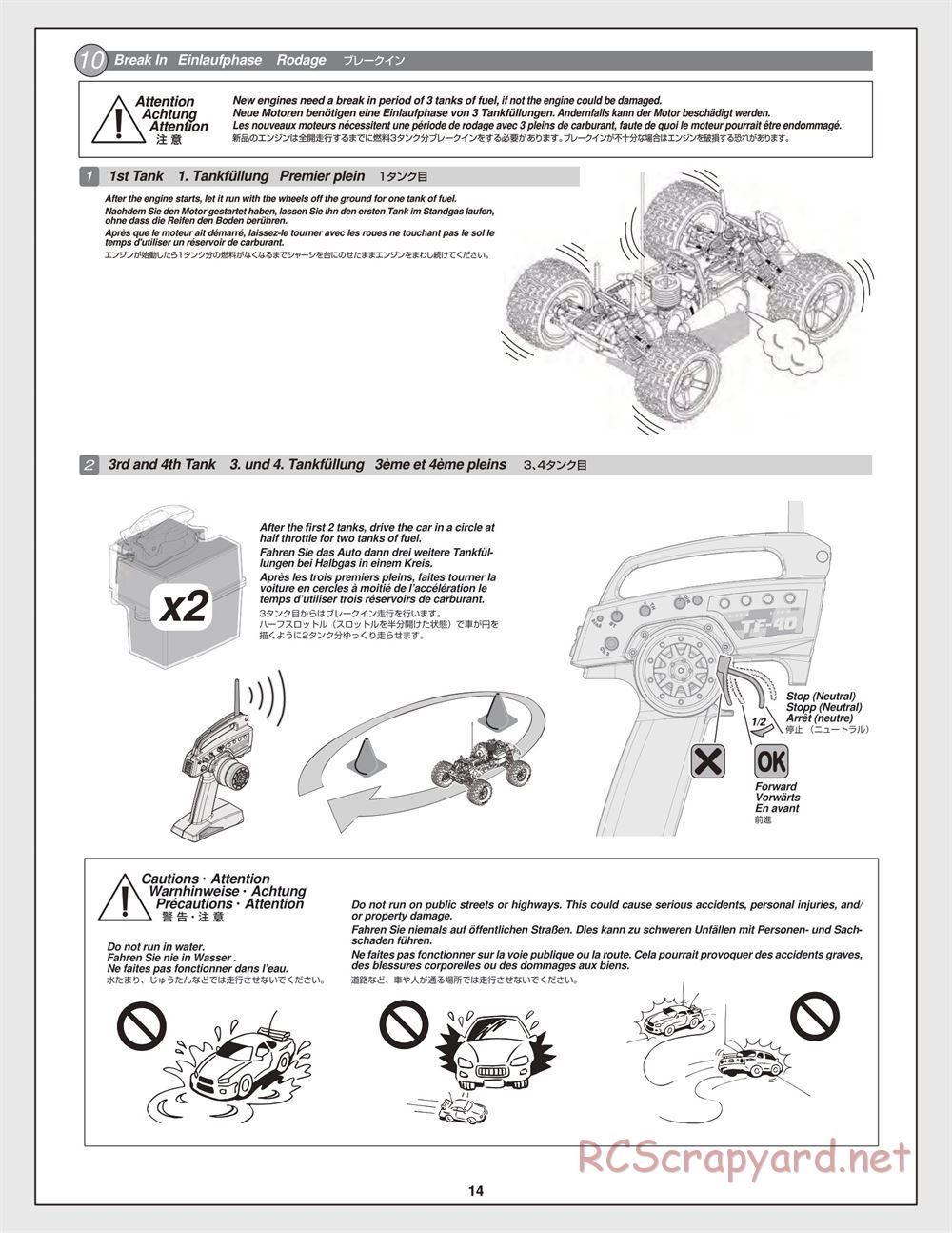 HPI - Bullet MT 3.0 - Manual - Page 14