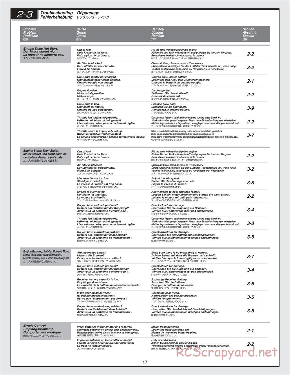 HPI - Bullet MT 3.0 - Manual - Page 17