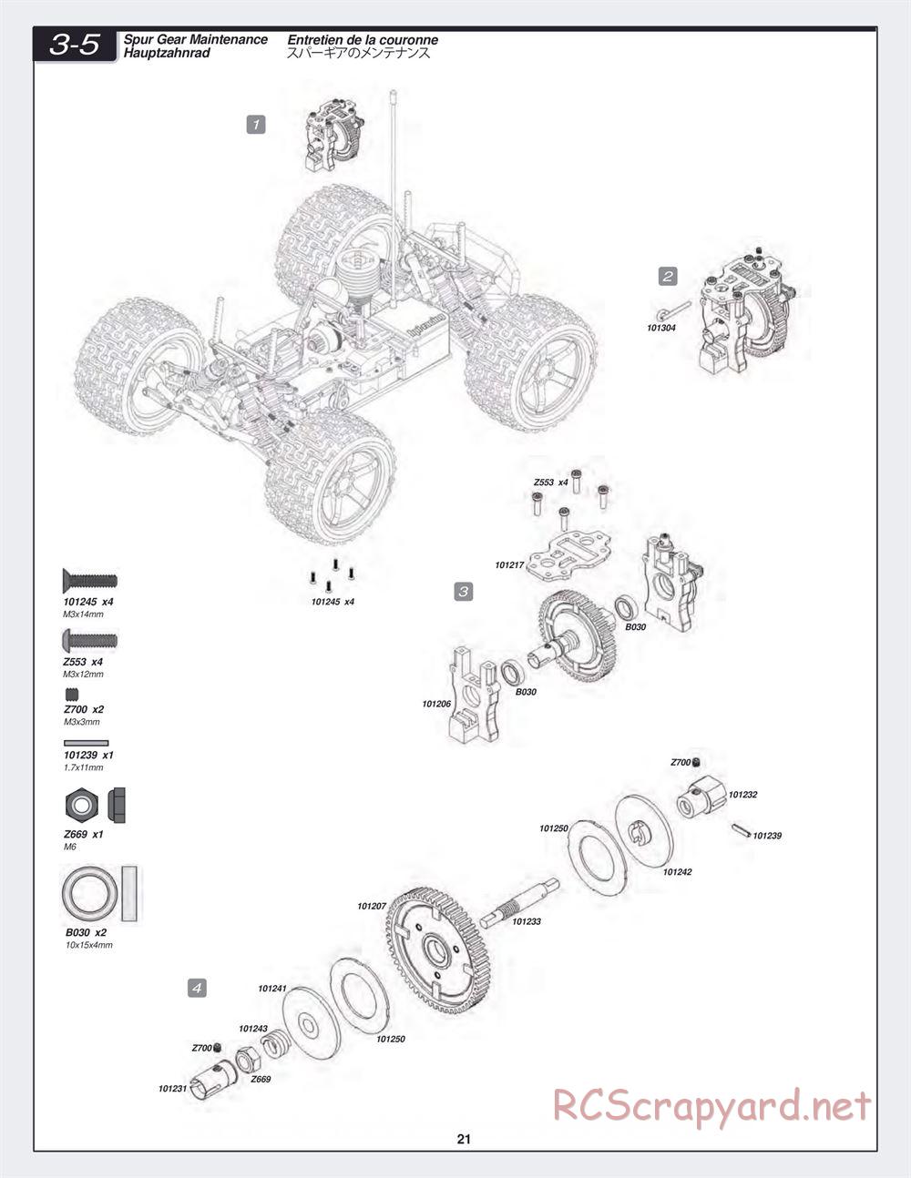 HPI - Bullet ST 3.0 - Manual - Page 21