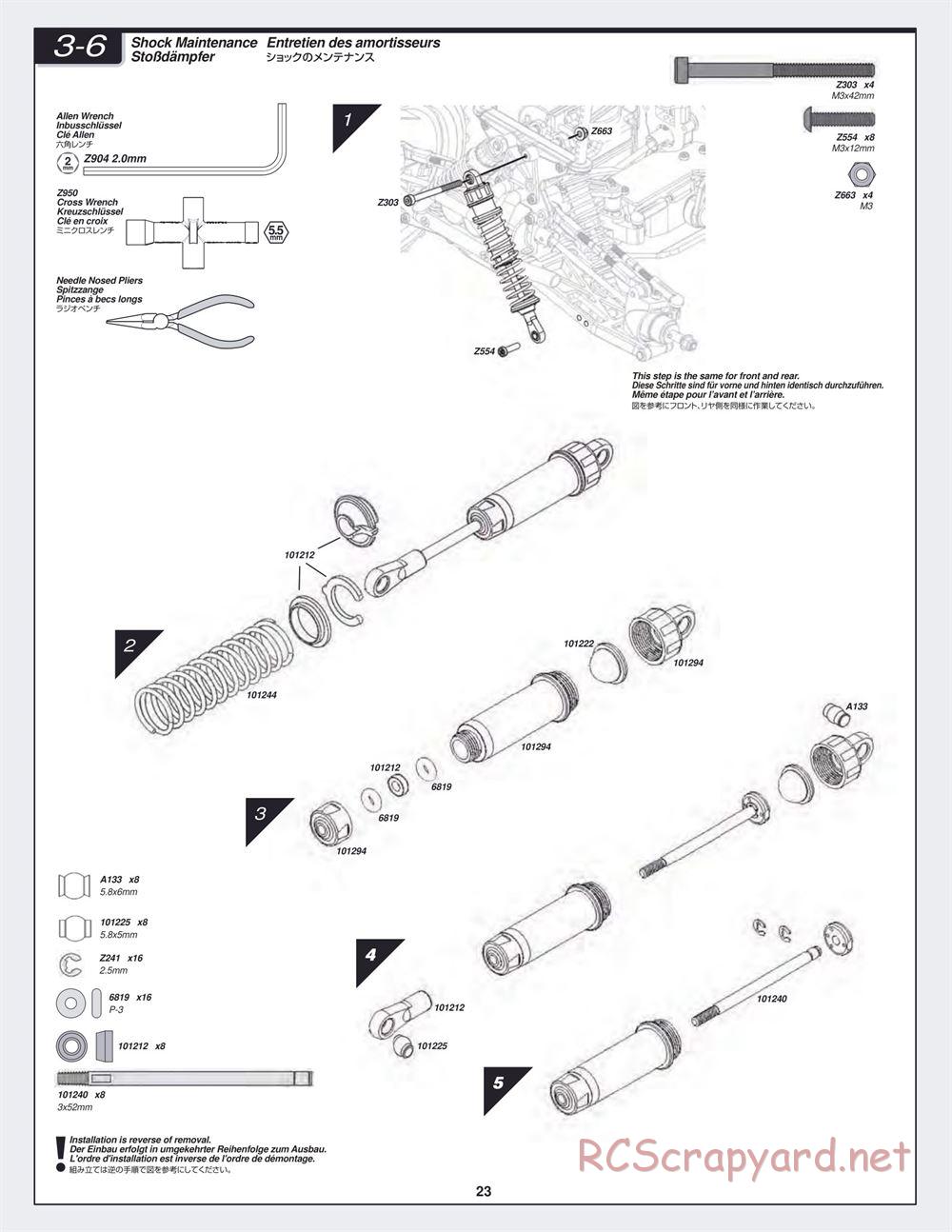 HPI - Bullet ST 3.0 - Manual - Page 23