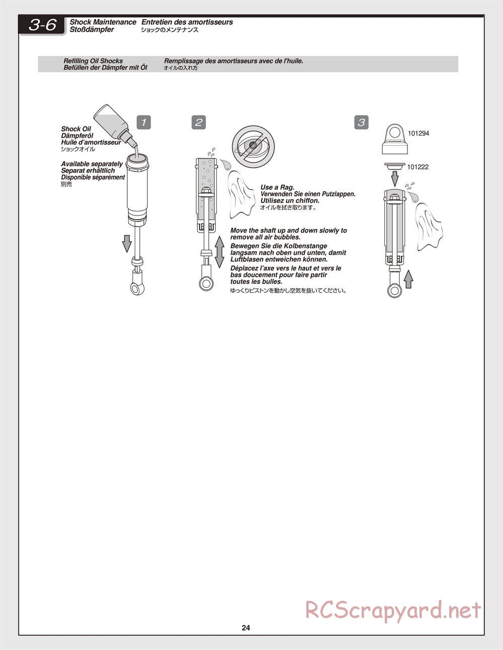HPI - Bullet MT 3.0 - Manual - Page 24