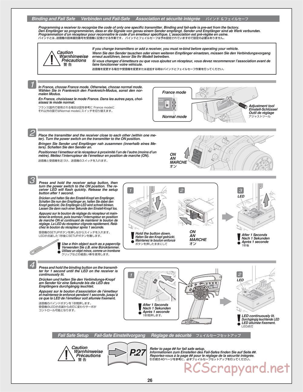 HPI - Bullet ST 3.0 - Manual - Page 26