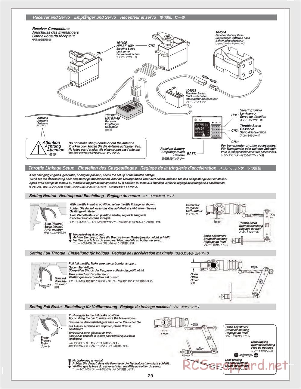 HPI - Bullet ST 3.0 - Manual - Page 29