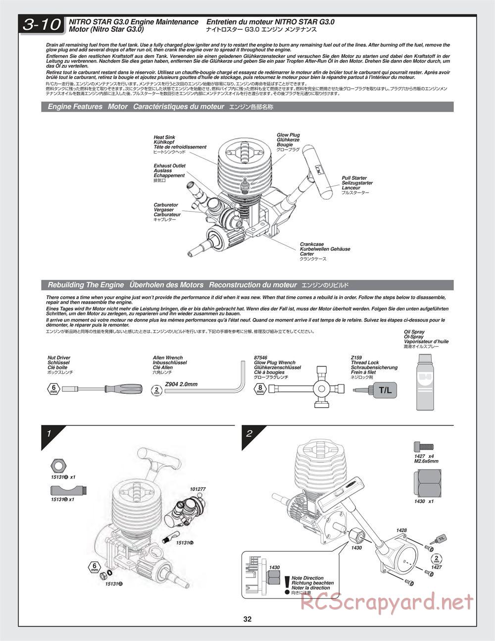HPI - Bullet ST 3.0 - Manual - Page 32