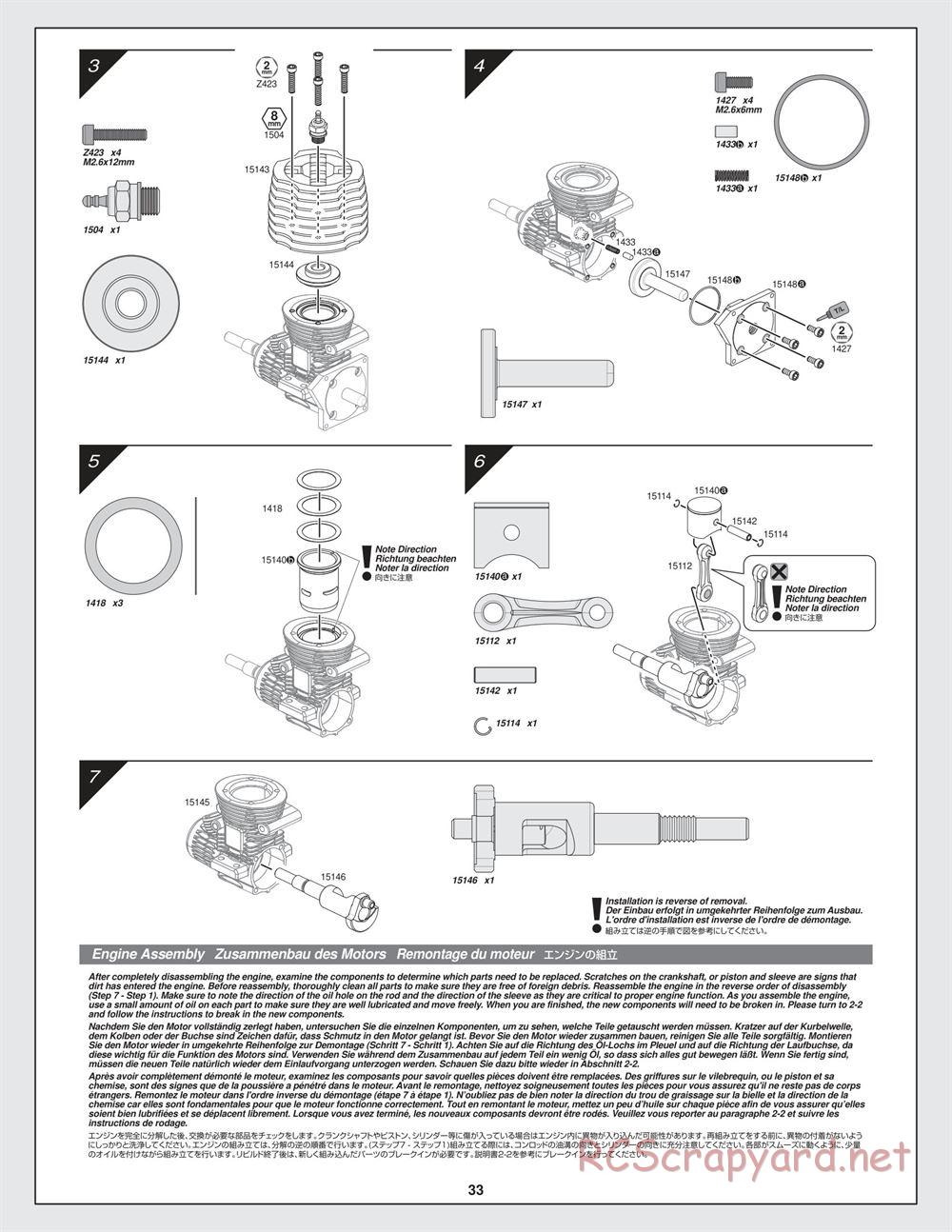 HPI - Bullet MT 3.0 - Manual - Page 33