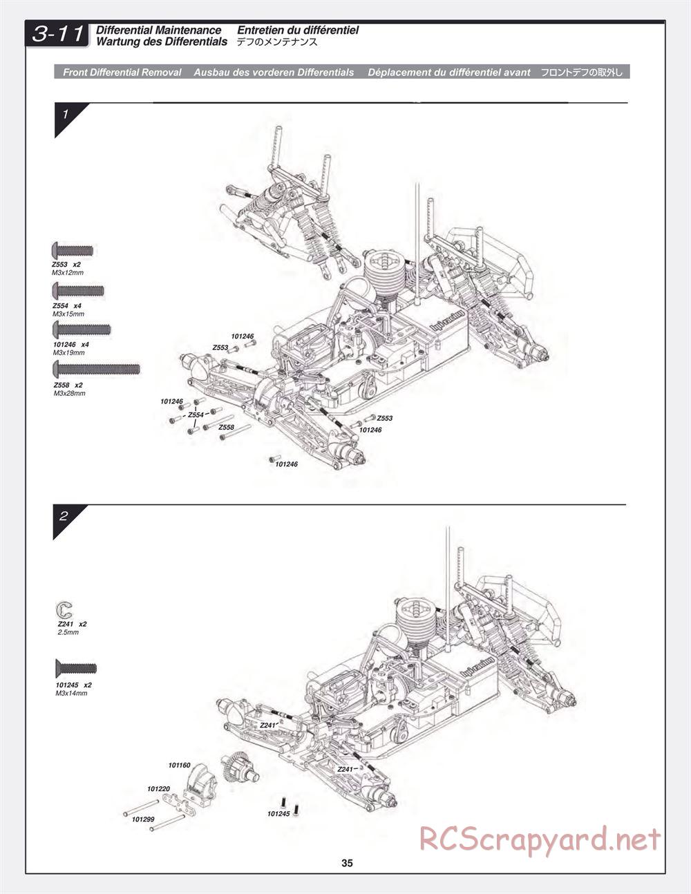 HPI - Bullet MT 3.0 - Manual - Page 35