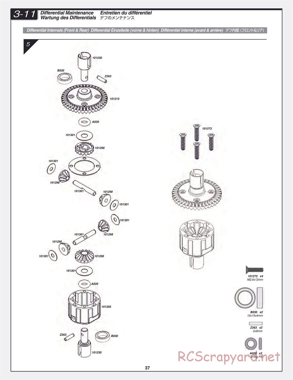 HPI - Bullet MT 3.0 - Exploded View - Page 37