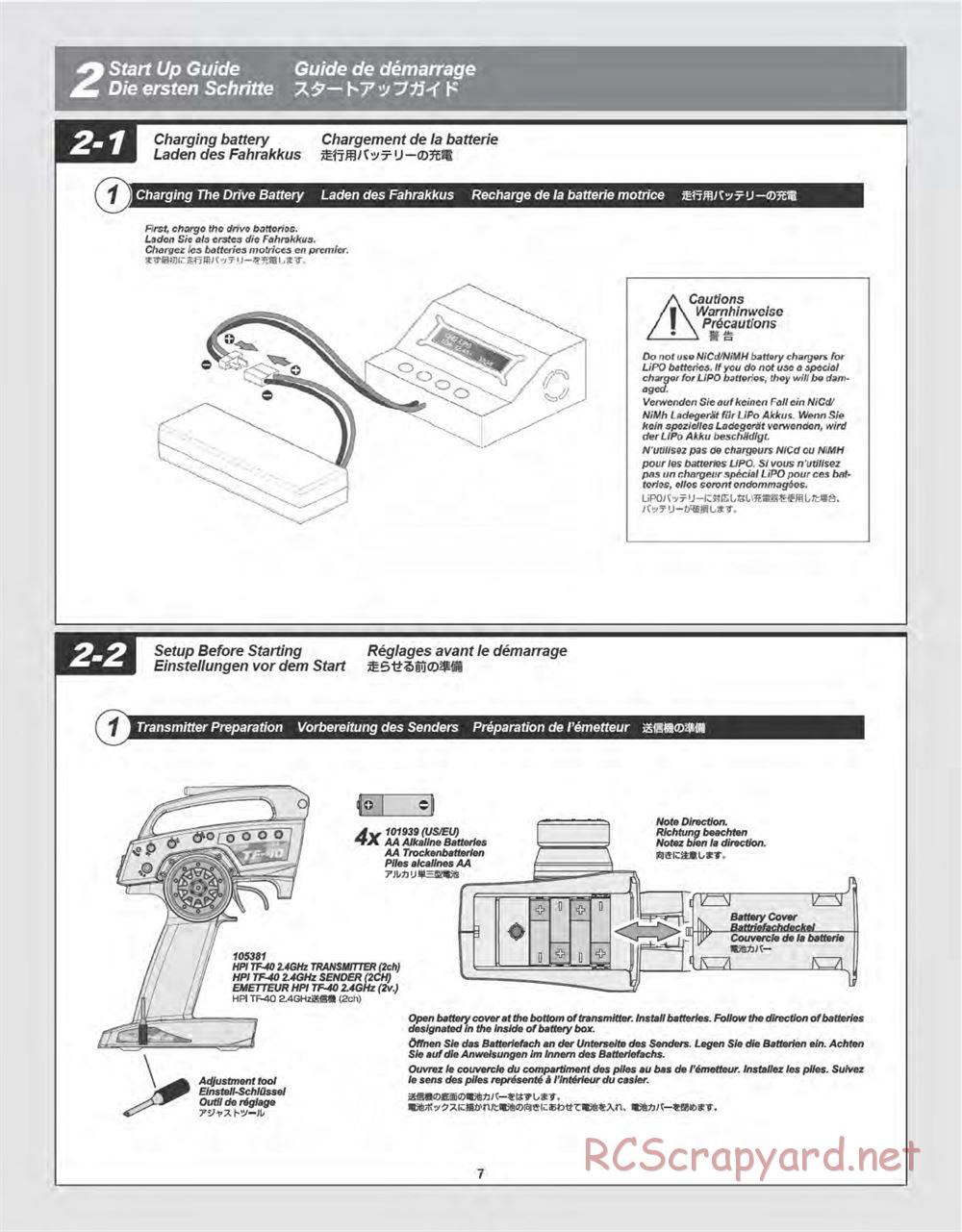 HPI - Bullet ST Flux - Manual - Page 7