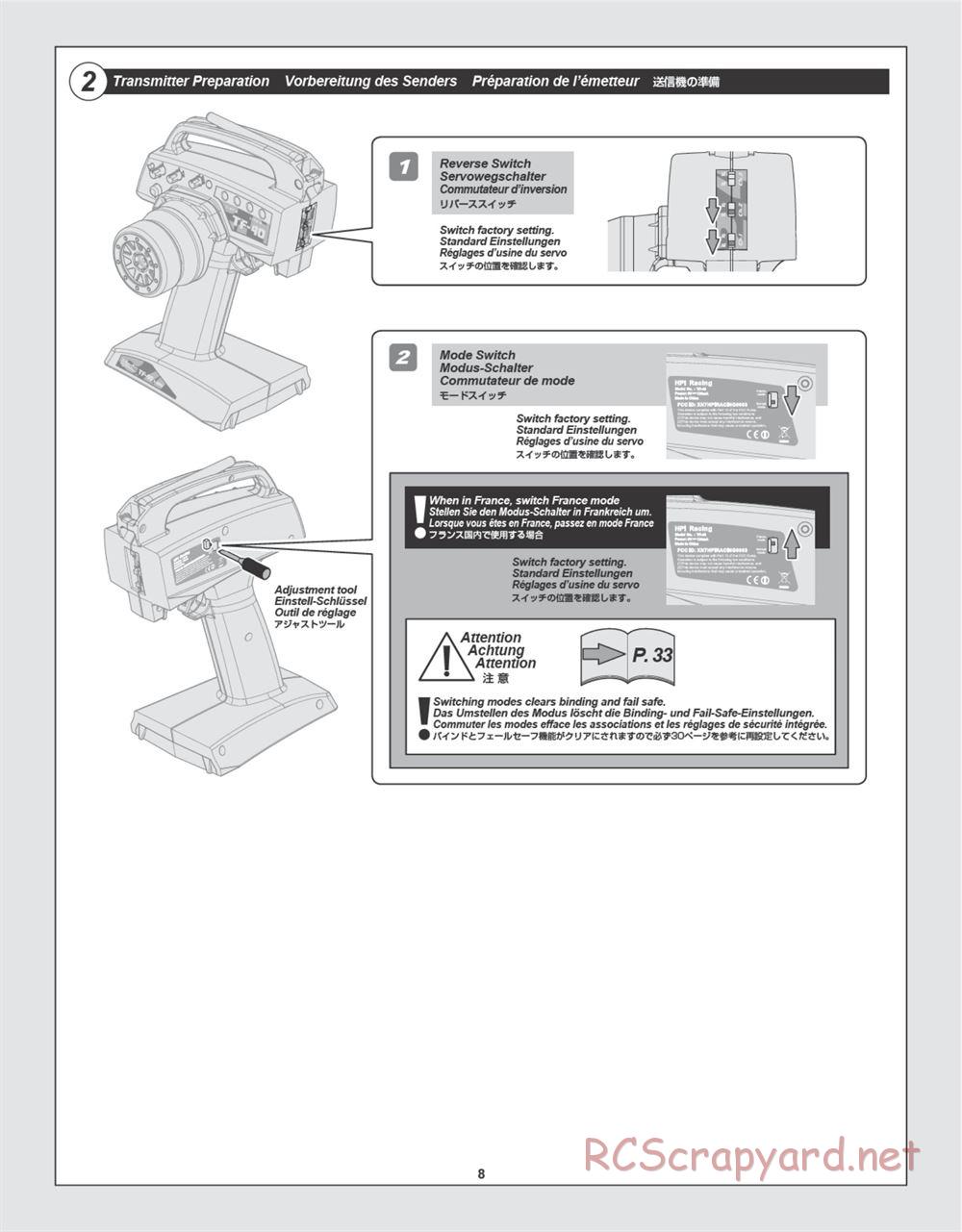 HPI - Bullet MT Flux - Manual - Page 8