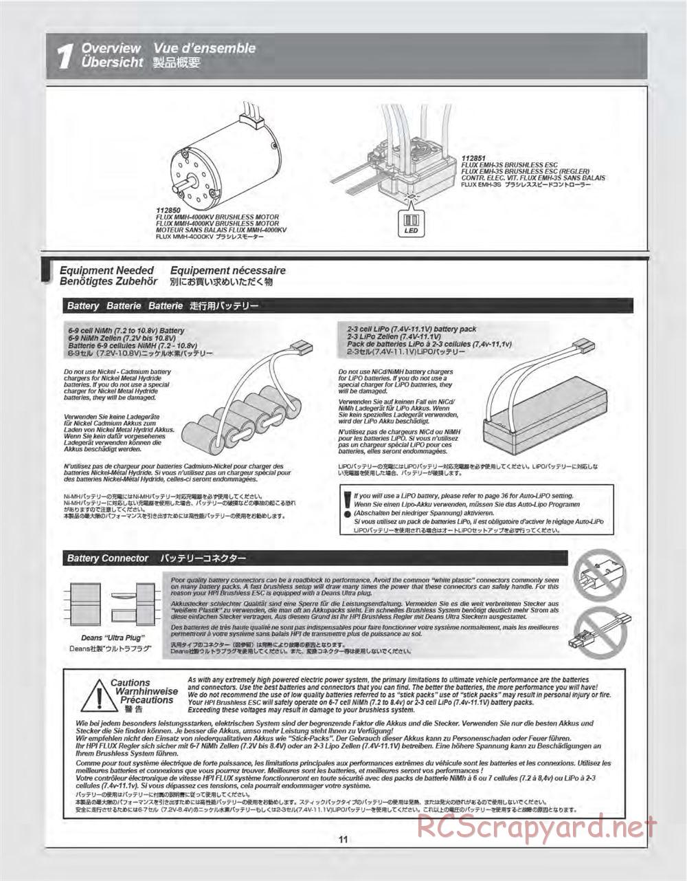 HPI - Bullet MT Flux - Manual - Page 11