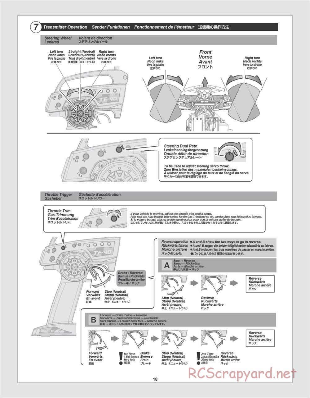HPI - Bullet ST Flux - Manual - Page 18