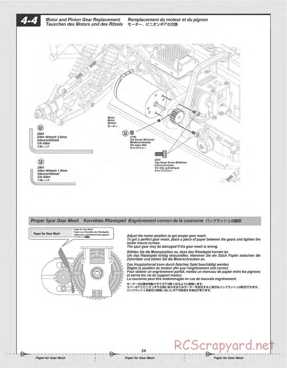 HPI - Bullet ST Flux - Manual - Page 24