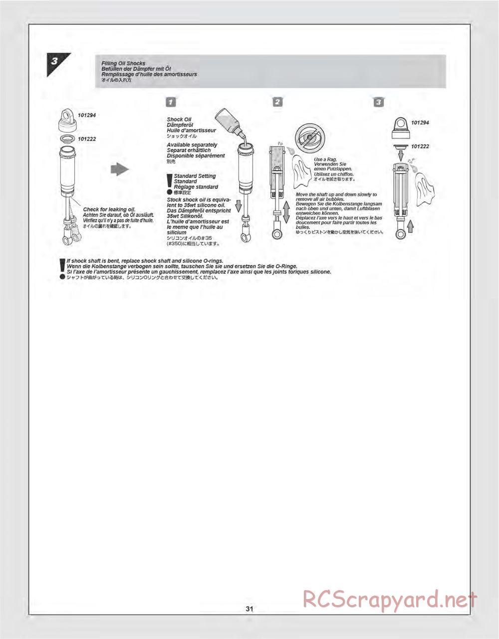 HPI - Bullet ST Flux - Manual - Page 31