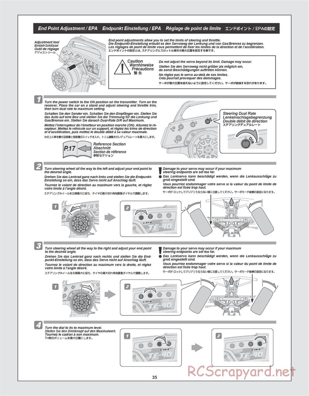 HPI - Bullet ST Flux - Manual - Page 35