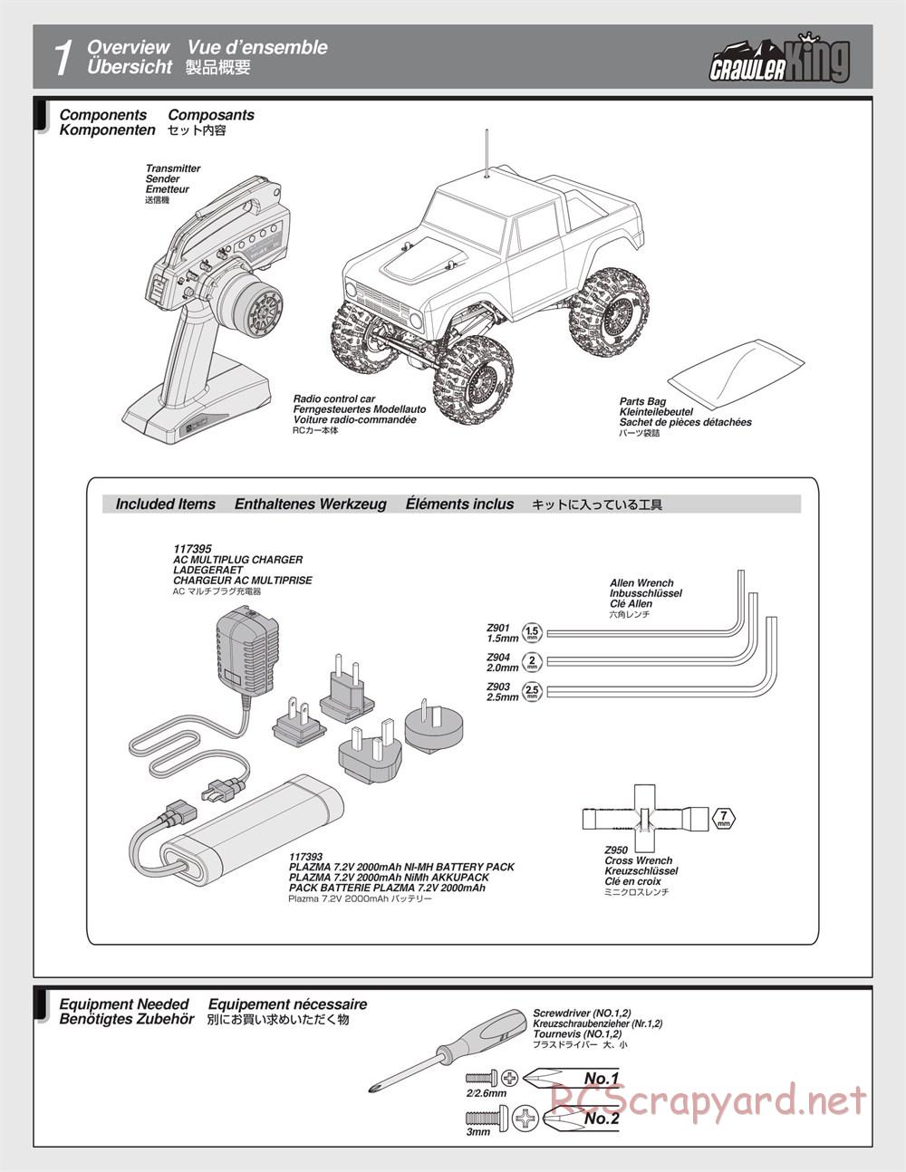 HPI - Crawler King - Manual - Page 6