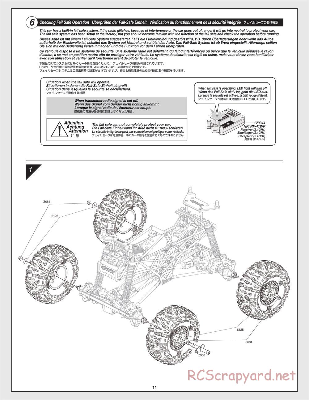 HPI - Crawler King - Manual - Page 11