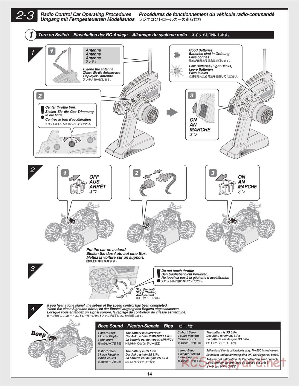HPI - Crawler King - Manual - Page 14