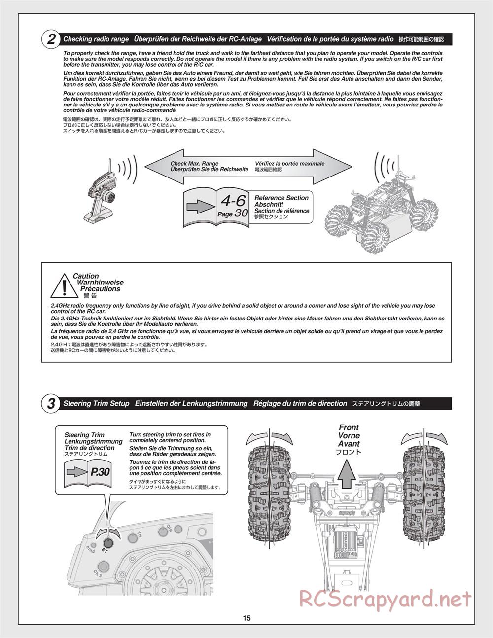 HPI - Crawler King - Manual - Page 15