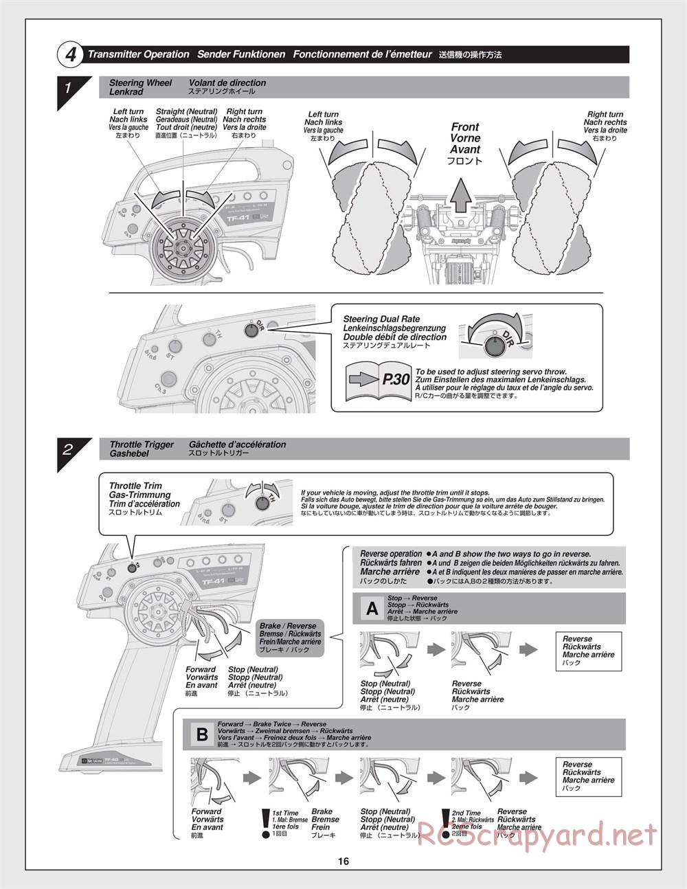 HPI - Crawler King - Manual - Page 16