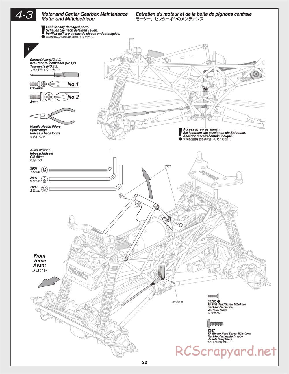 HPI - Crawler King - Manual - Page 22