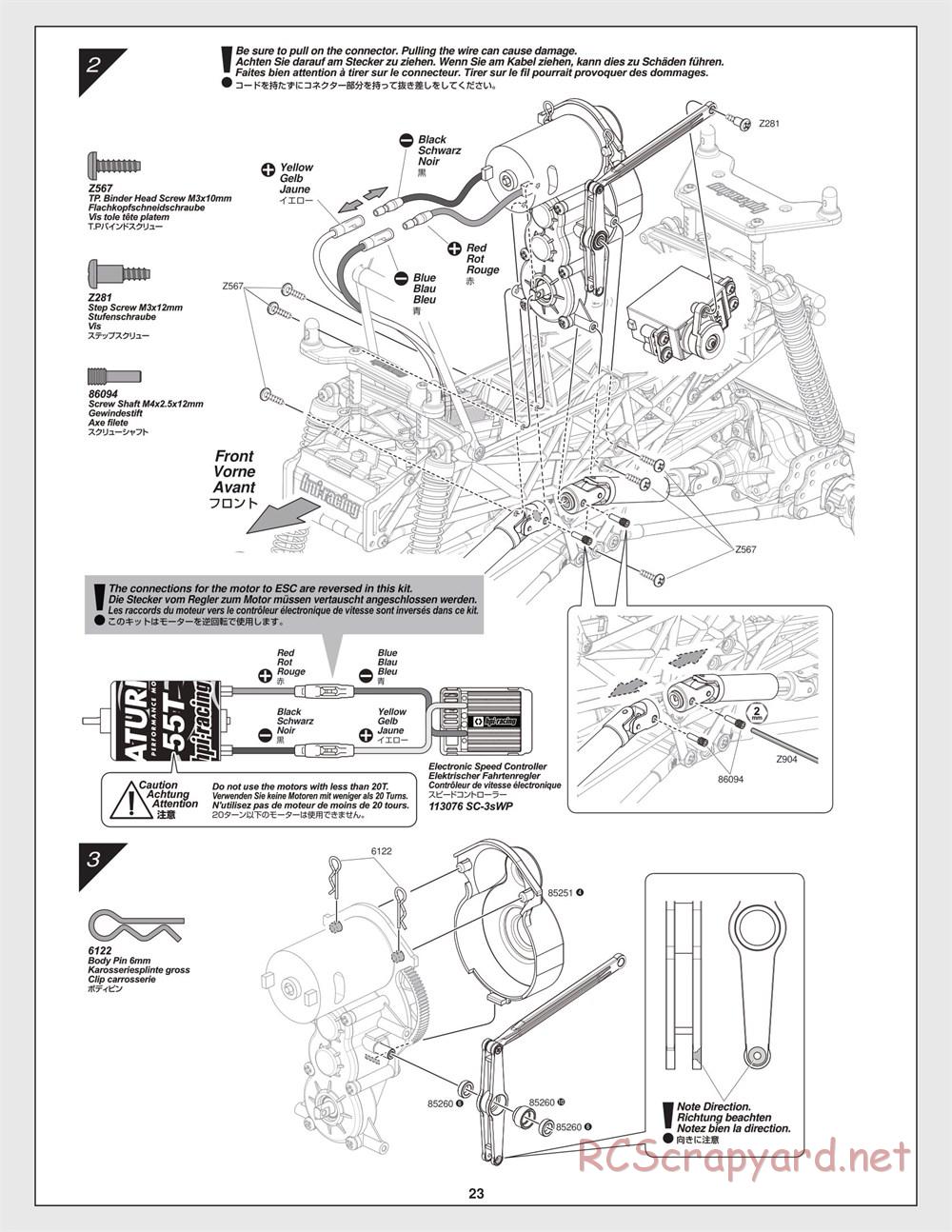 HPI - Crawler King - Manual - Page 23