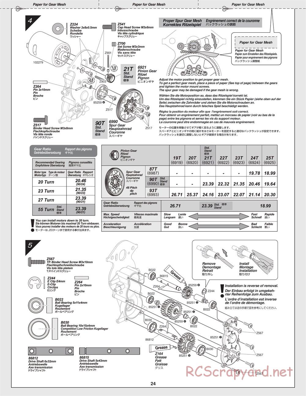 HPI - Crawler King - Manual - Page 24