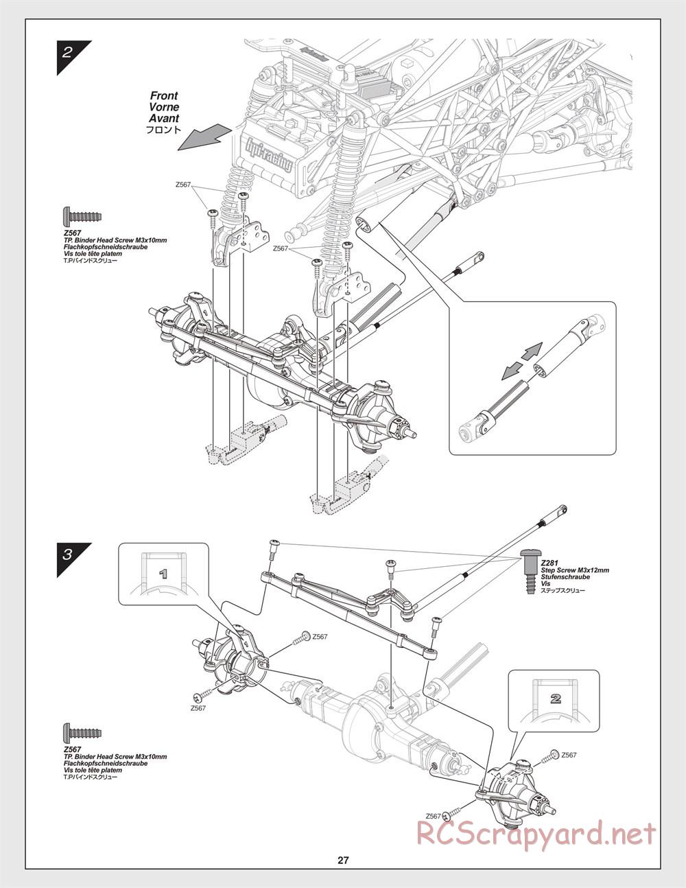 HPI - Crawler King - Manual - Page 27