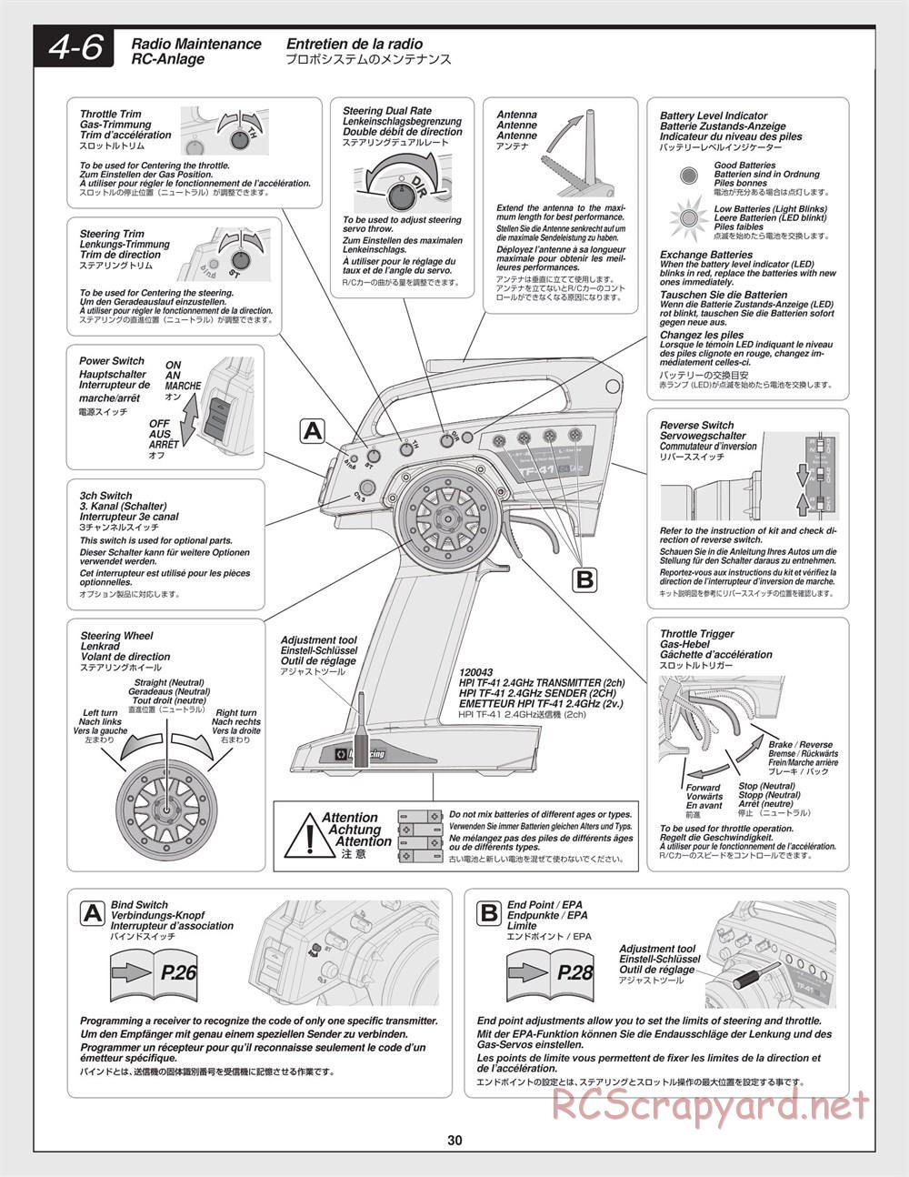 HPI - Crawler King - Manual - Page 30