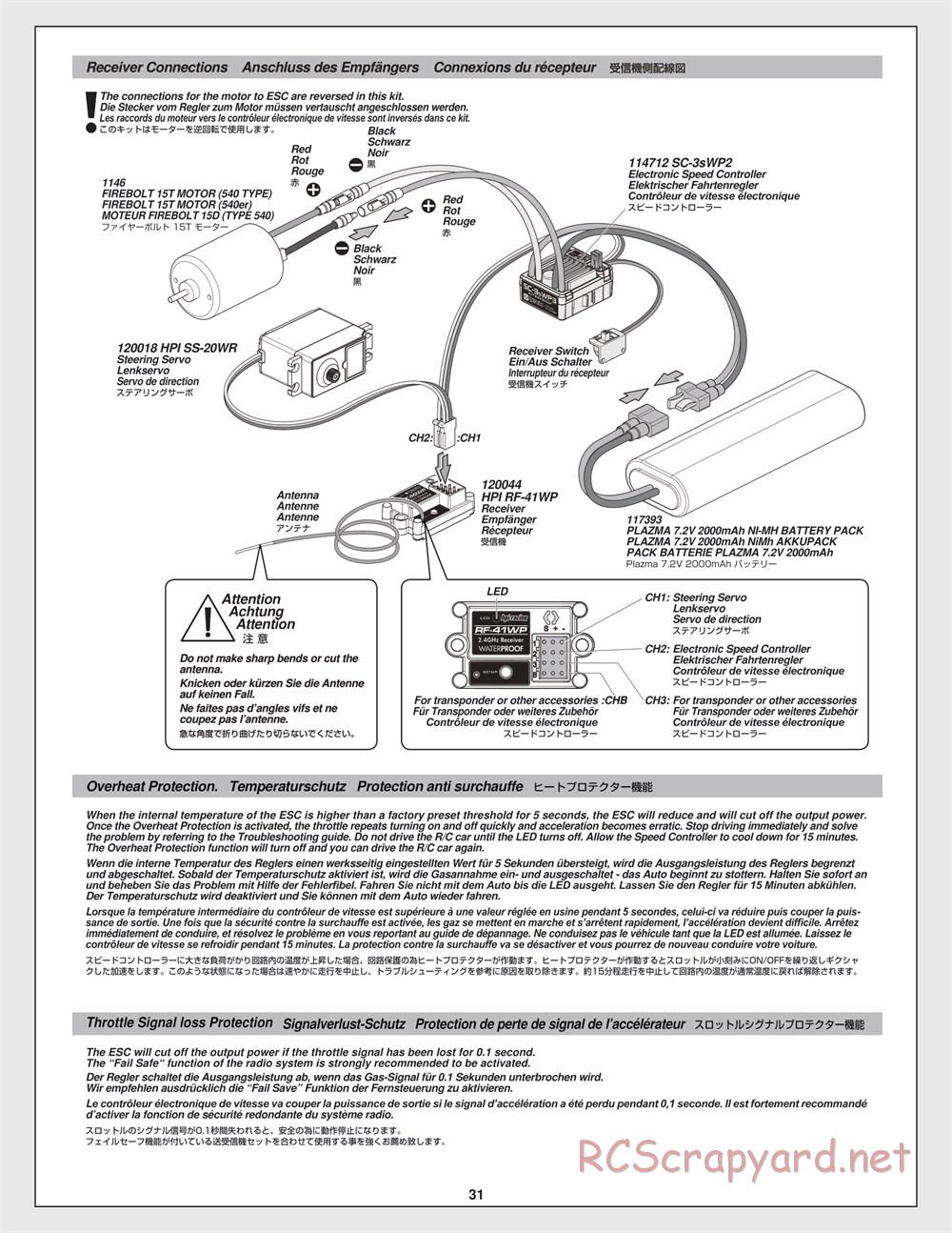 HPI - Crawler King - Manual - Page 31