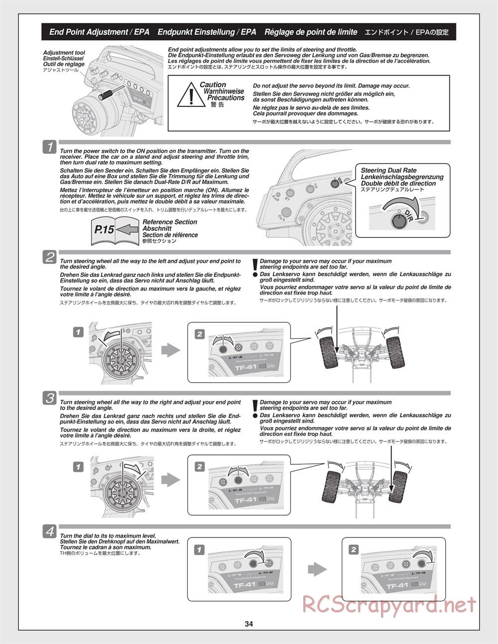 HPI - Crawler King - Manual - Page 34