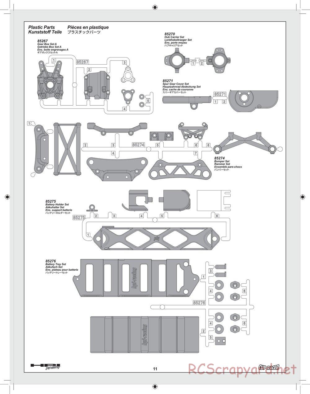 HPI - Cup Racer - Manual - Page 11