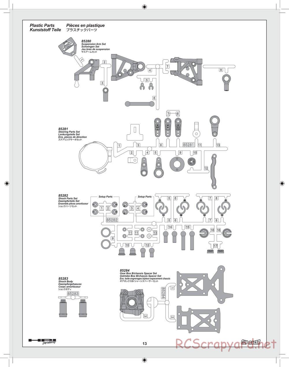 HPI - Cup Racer - Manual - Page 13