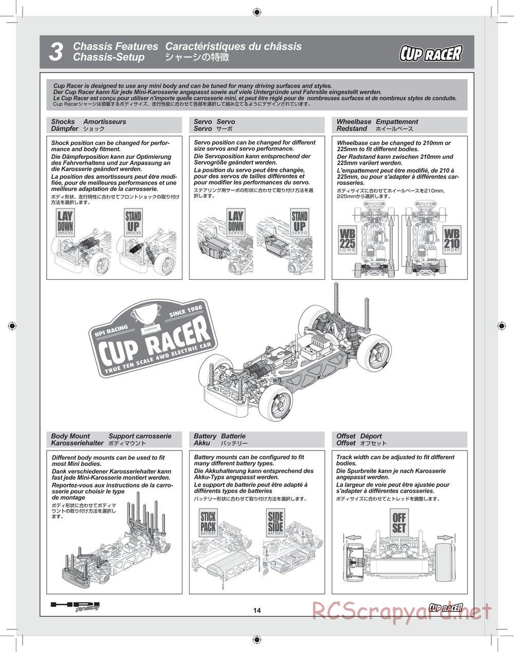 HPI - Cup Racer - Manual - Page 14