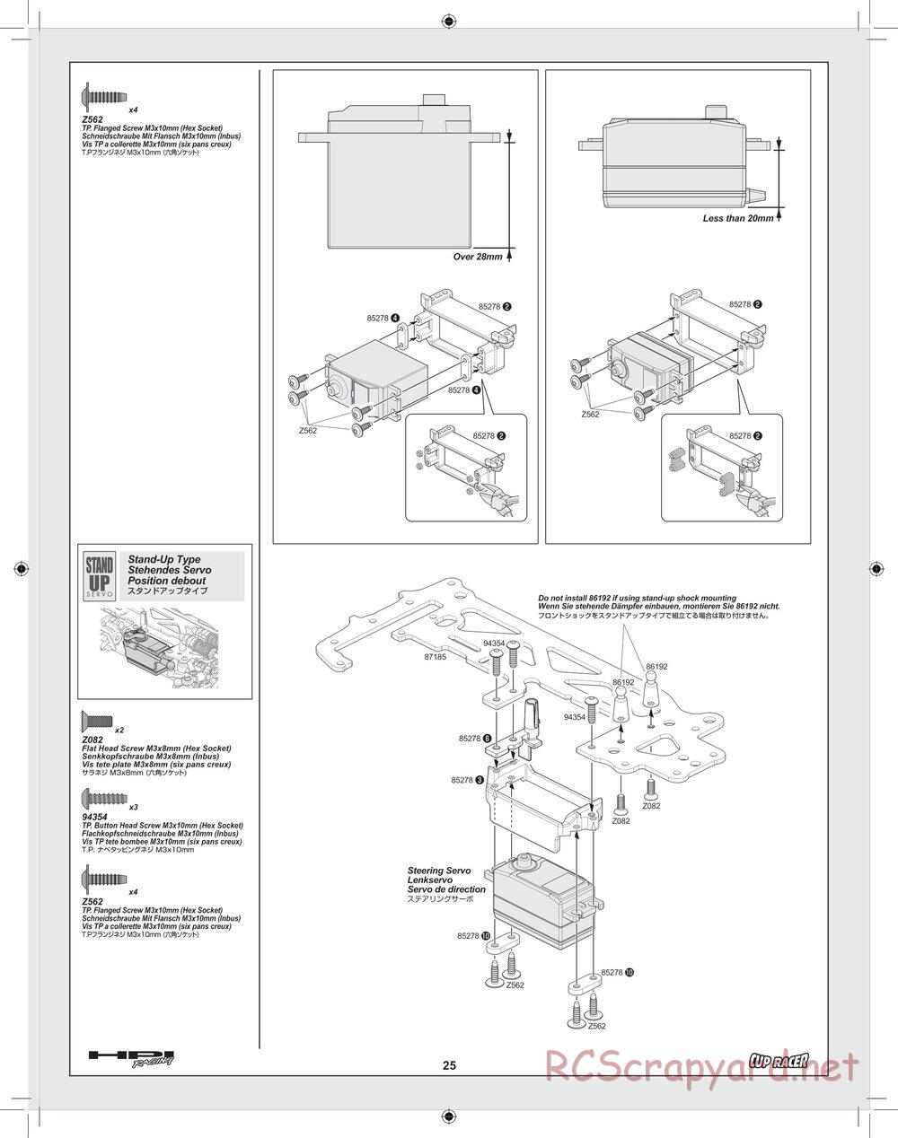 HPI - Cup Racer - Manual - Page 25