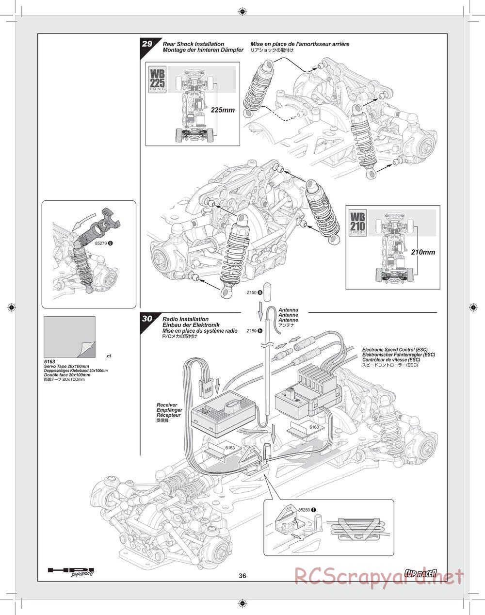 HPI - Cup Racer - Manual - Page 36