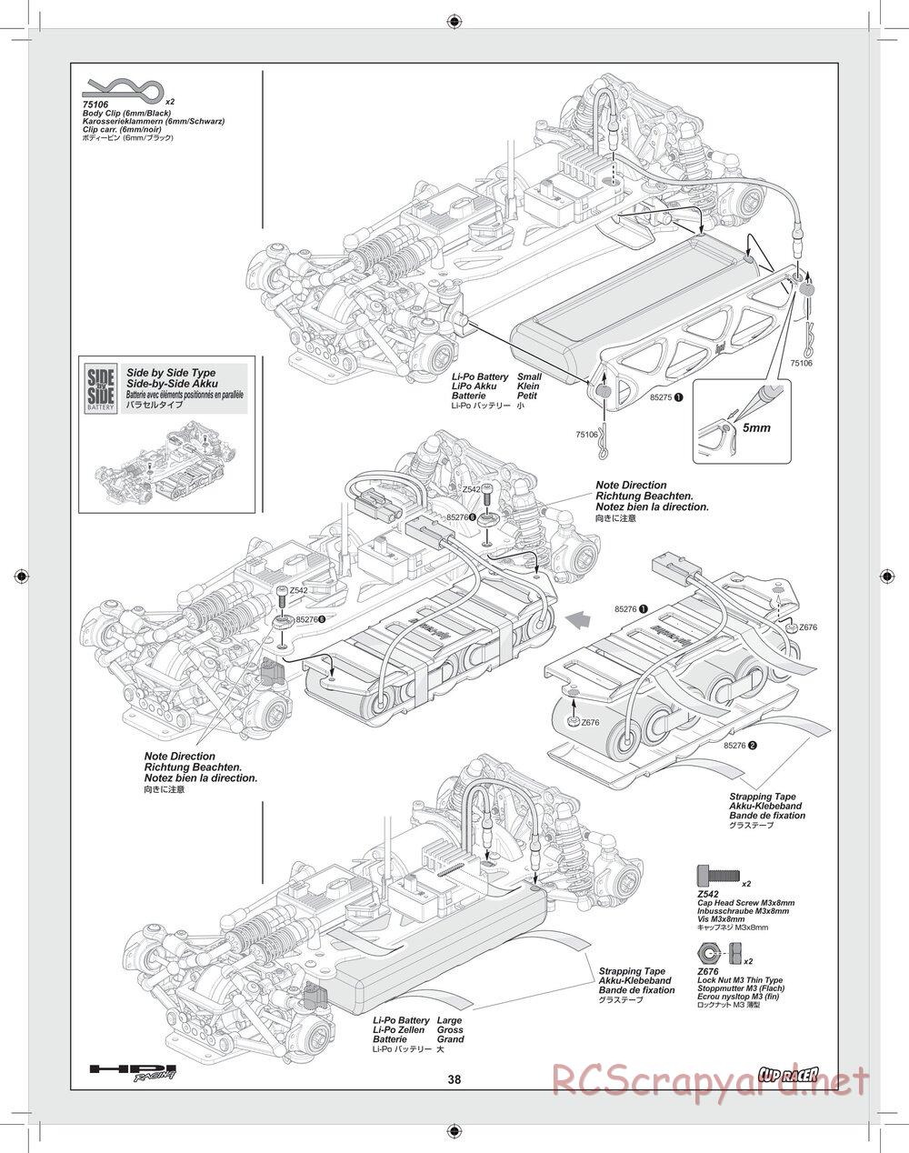 HPI - Cup Racer - Manual - Page 38