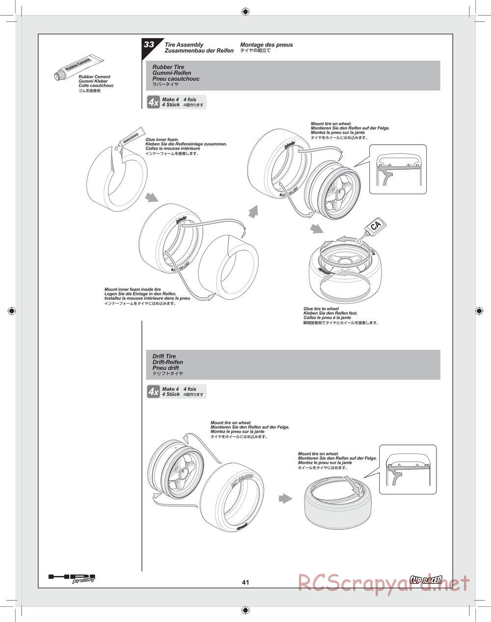 HPI - Cup Racer - Manual - Page 41