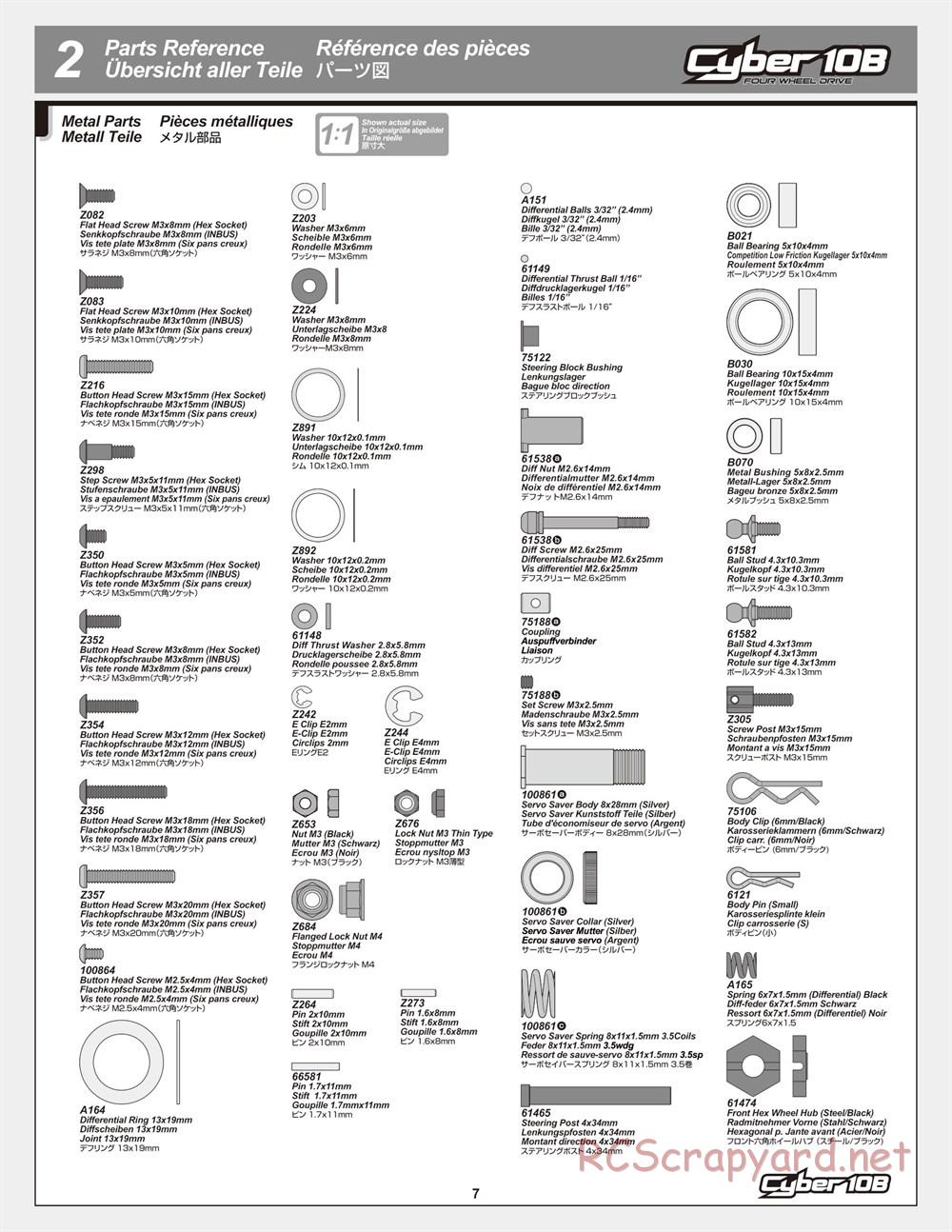 HPI - Cyber 10B - Manual - Page 7