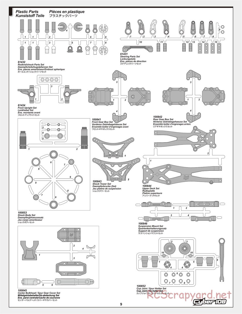 HPI - Cyber 10B - Manual - Page 9