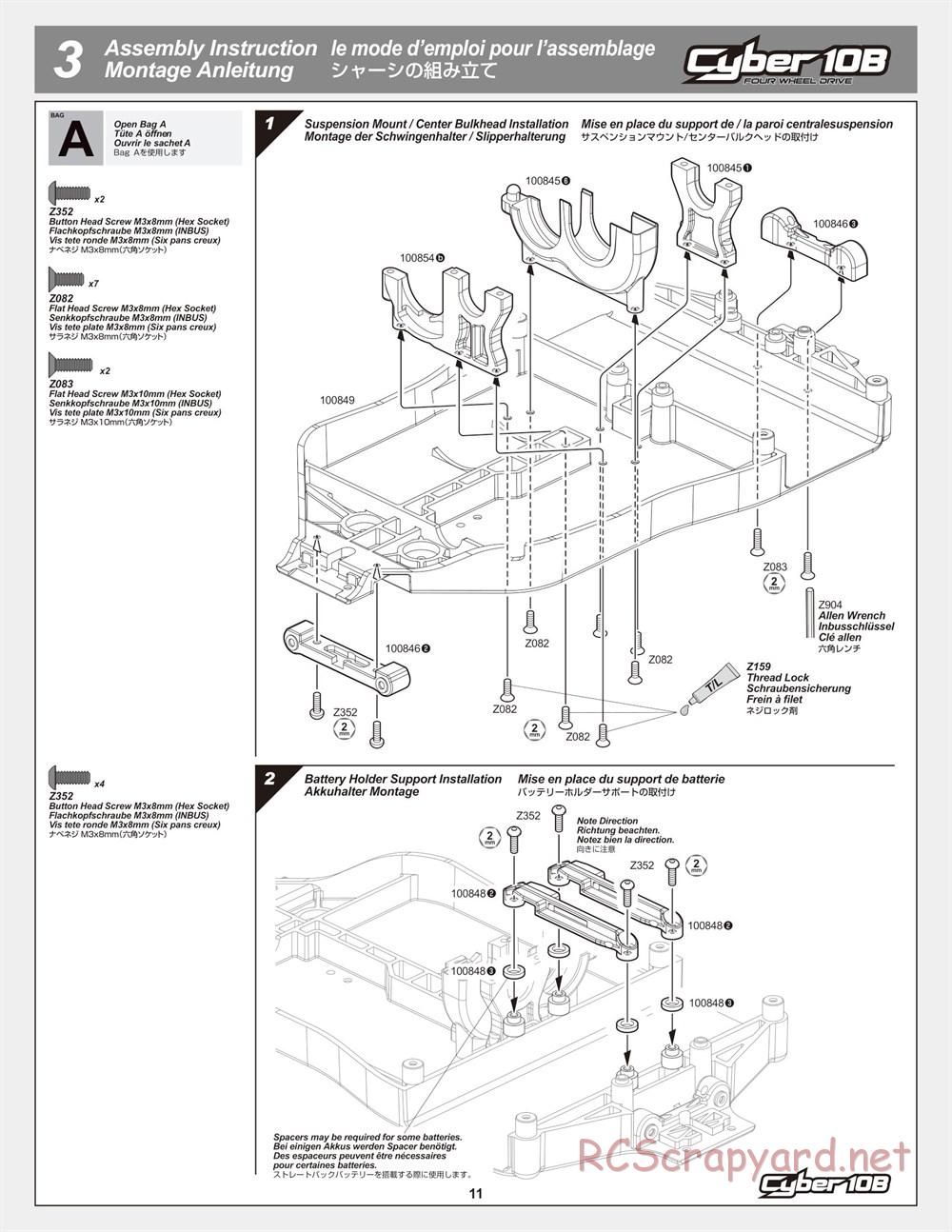 HPI - Cyber 10B - Manual - Page 11