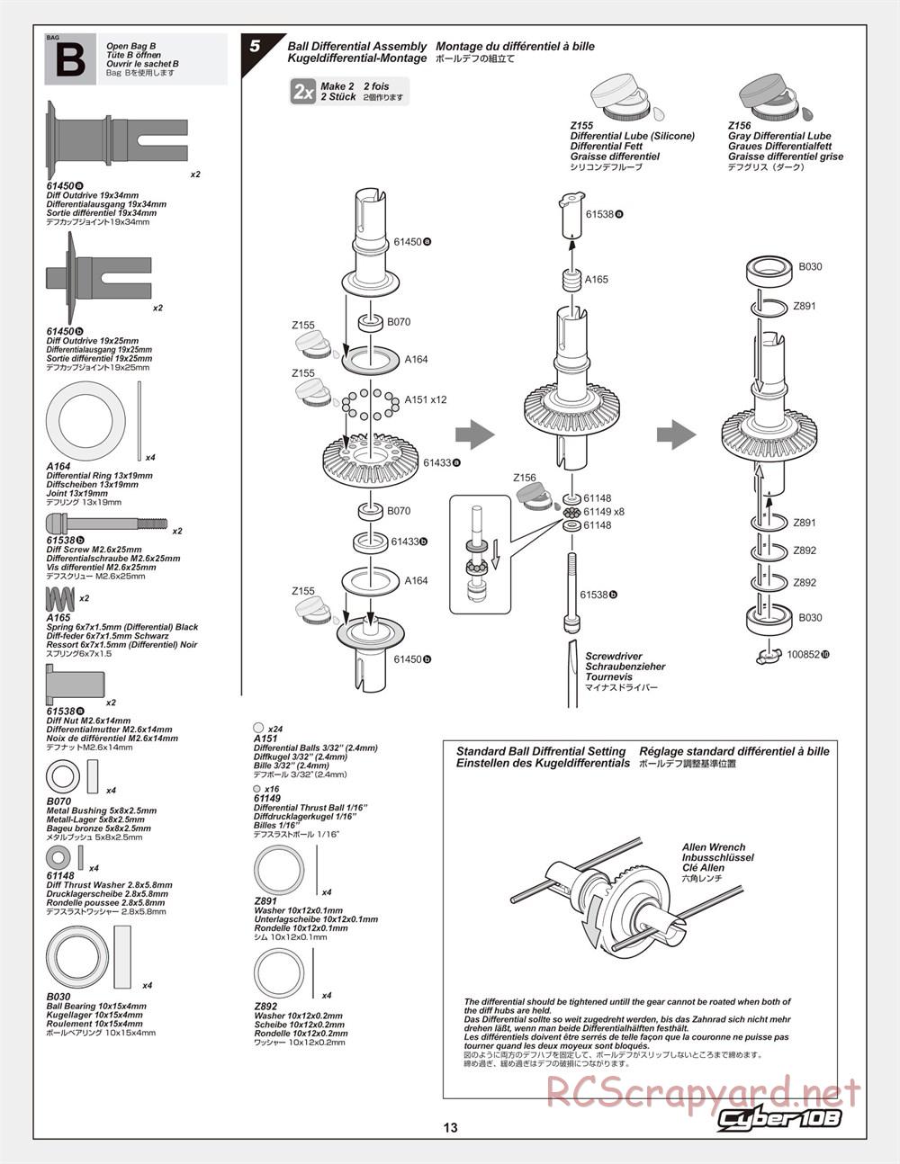 HPI - Cyber 10B - Manual - Page 13