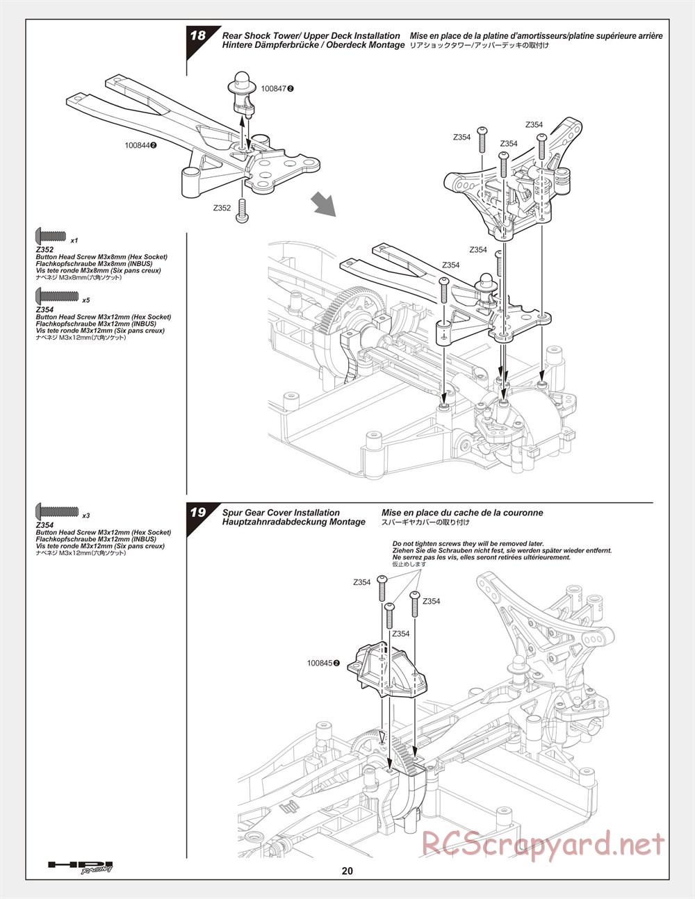 HPI - Cyber 10B - Manual - Page 20