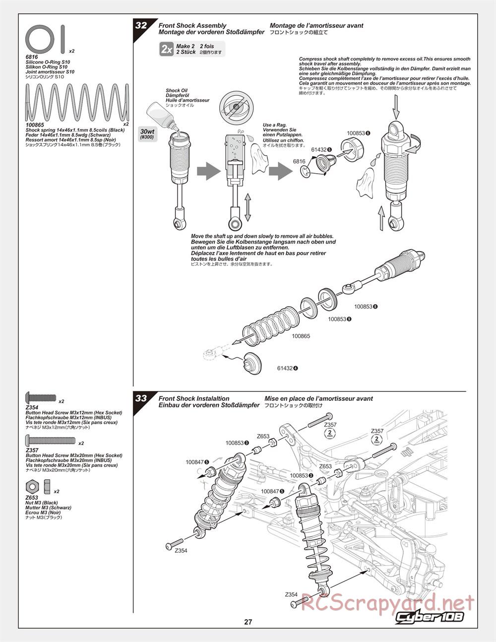 HPI - Cyber 10B - Manual - Page 27