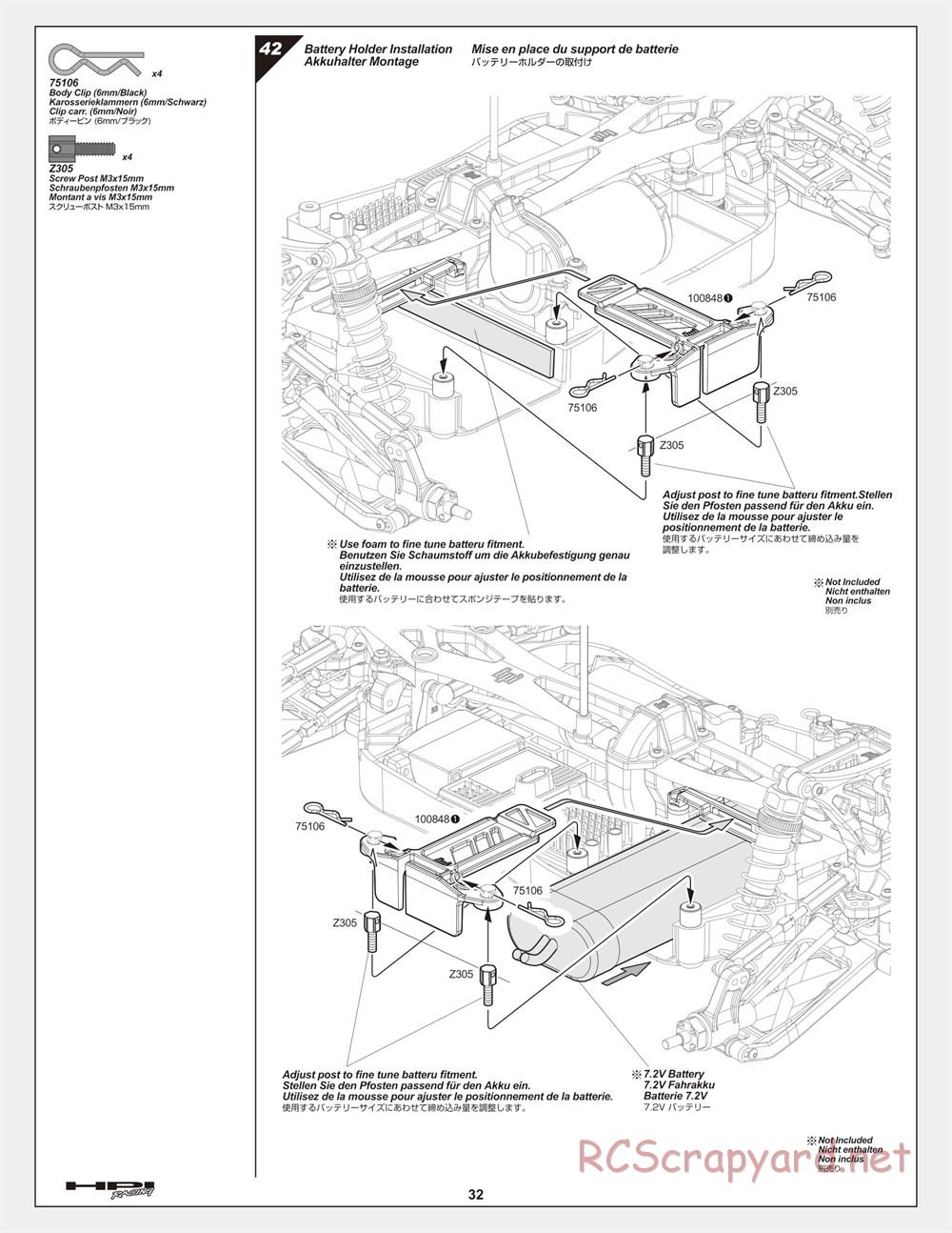 HPI - Cyber 10B - Manual - Page 32