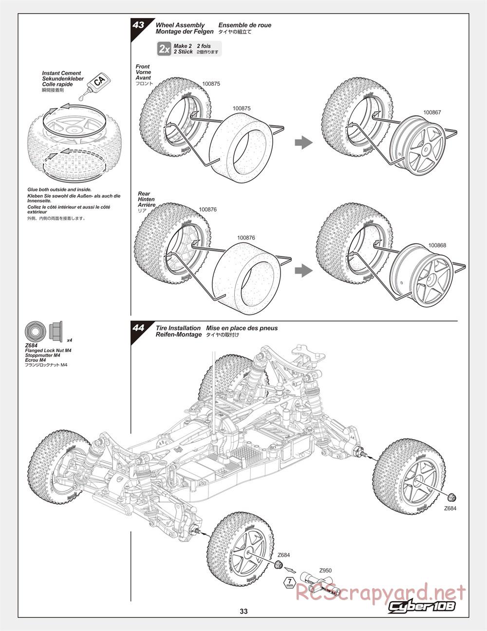 HPI - Cyber 10B - Manual - Page 33