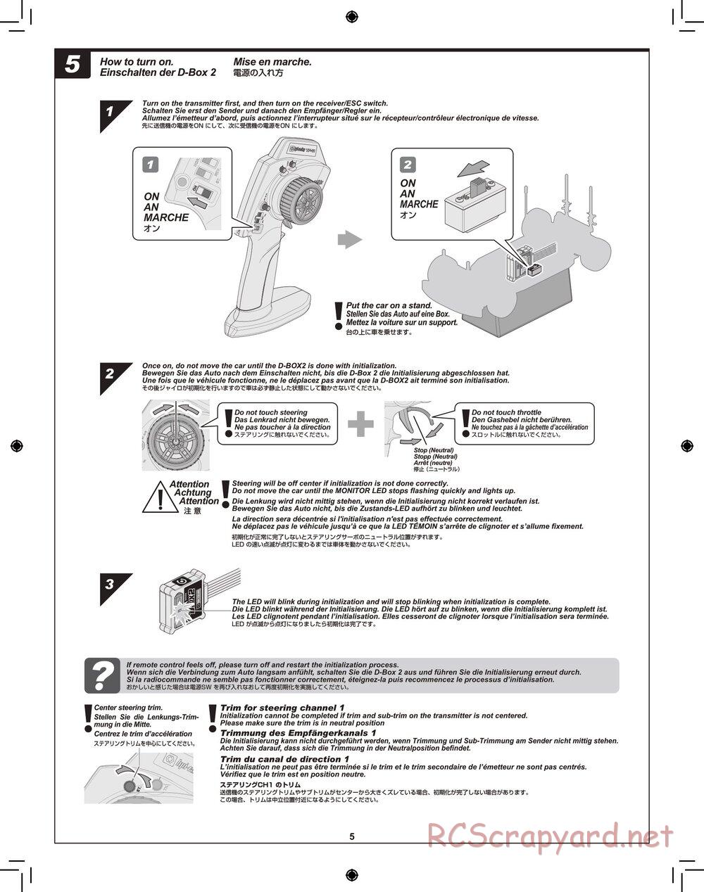 HPI - Baja 5B 2.0 D-Box2 - Manual - Page 5